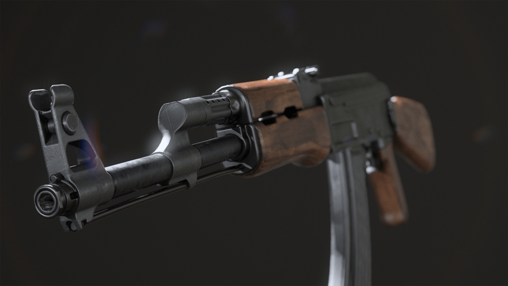 Animated AK47 Assault Rifle FPS Weapons Pack 