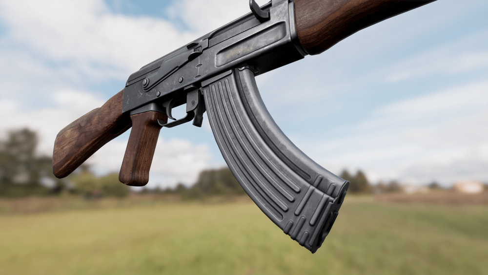 Animated AK47 Assault Rifle FPS Weapons Pack 