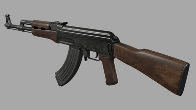 Animated AK47 Assault Rifle FPS Weapons Pack 