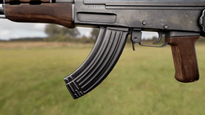 Animated AK47 Assault Rifle FPS Weapons Pack 