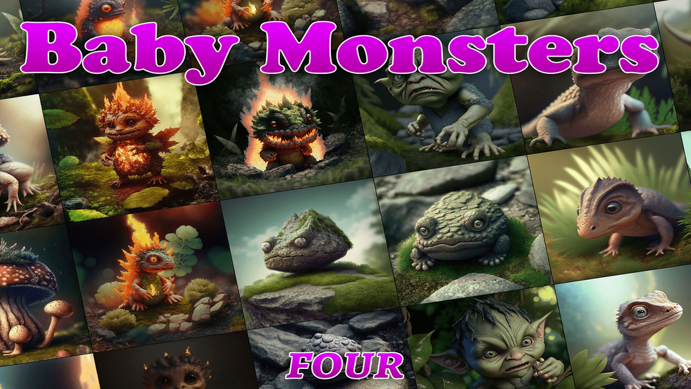 Baby Monsters 4 - RPG Fantasy Character Icons 