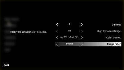 Invert User Interface Menu 