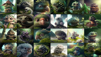 Baby Monsters 4 - RPG Fantasy Character Icons 