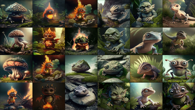 Baby Monsters 4 - RPG Fantasy Character Icons 