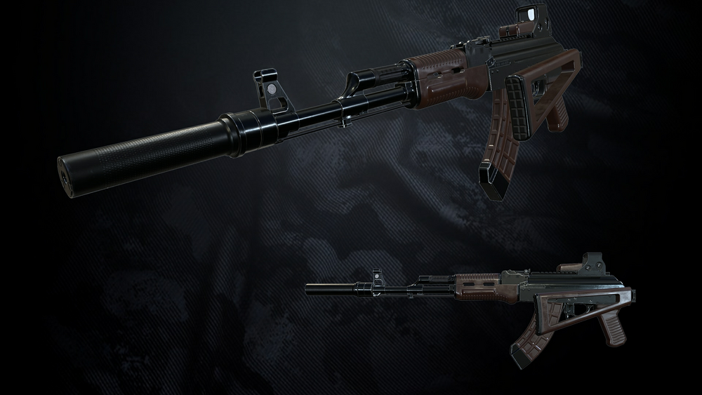 AK-74 Assault Rifle With Hands 