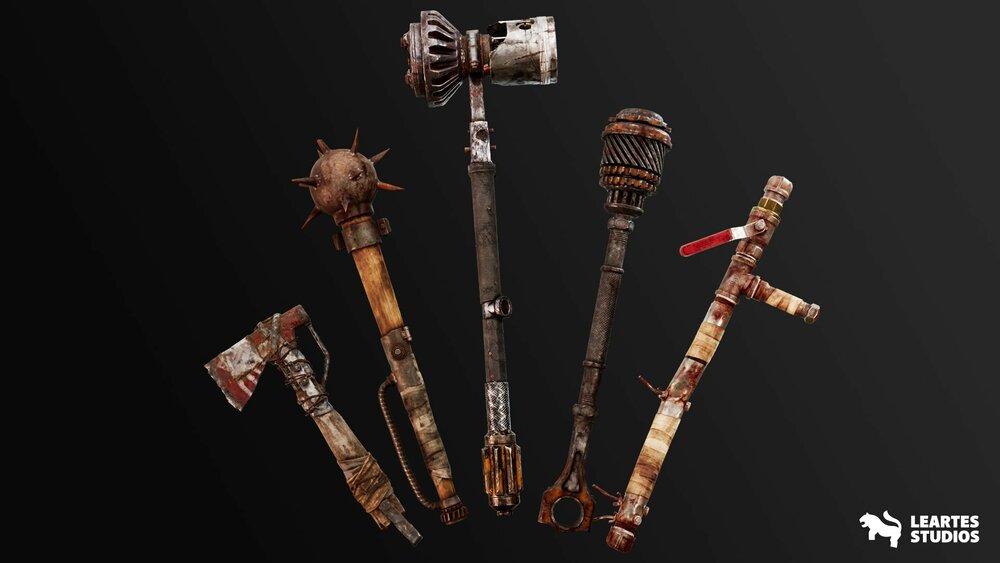 Post Apocalyptic Melee Weapons VOL.2 