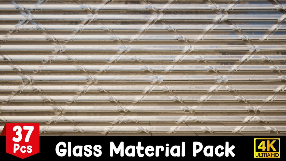 4K Pbr Glass Material Pack 