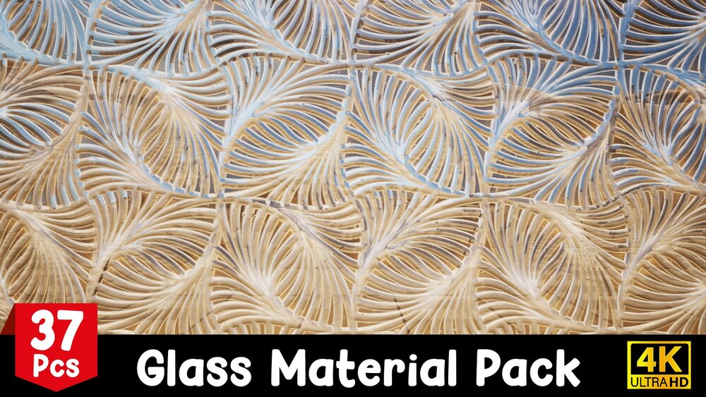 4K Pbr Glass Material Pack 