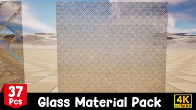 4K Pbr Glass Material Pack 