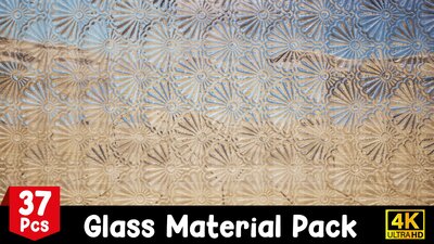 4K Pbr Glass Material Pack 