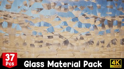 4K Pbr Glass Material Pack 