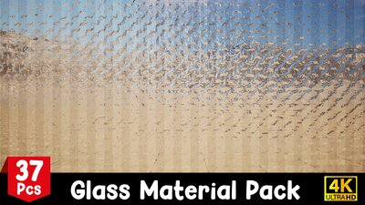 4K Pbr Glass Material Pack 