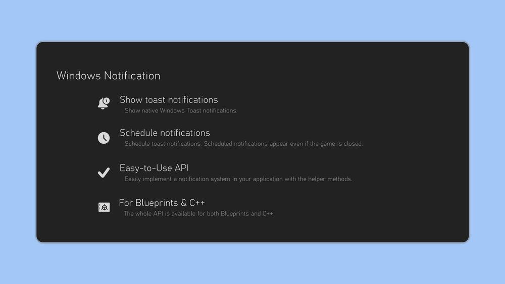 Notification for Windows 