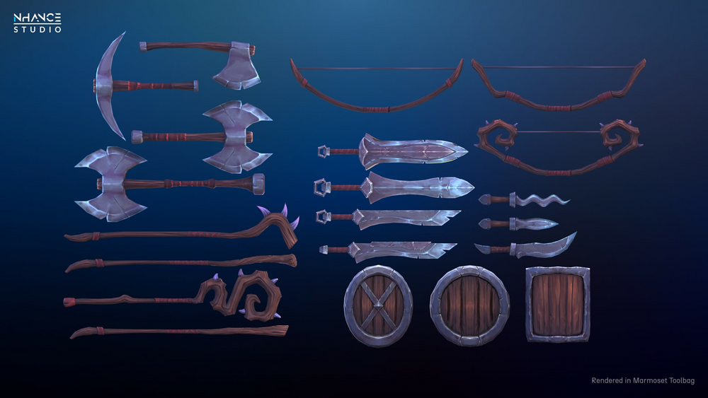 Stylized Newbie Weapons Pack 