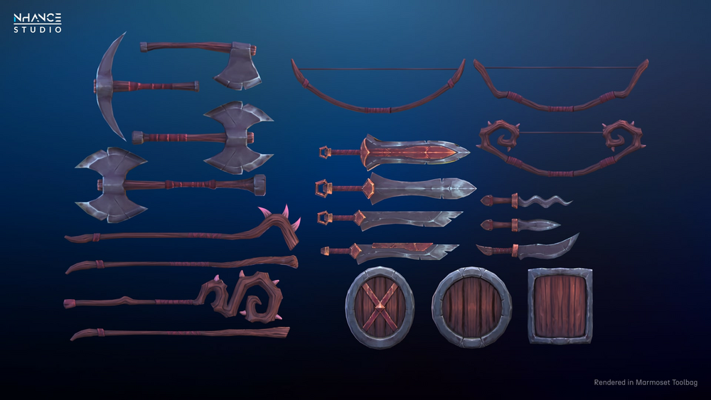 Stylized Newbie Weapons Pack 