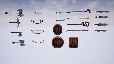 Stylized Newbie Weapons Pack 