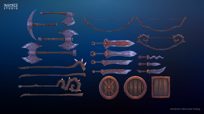 Stylized Newbie Weapons Pack 