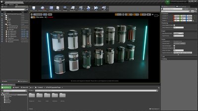 Low Poly SciFi Capsules Props 