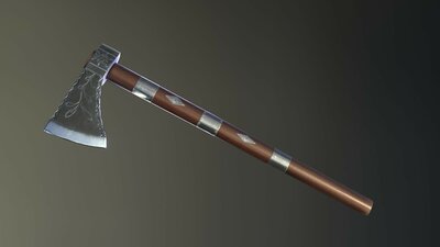 Medieval Ax Set 02 