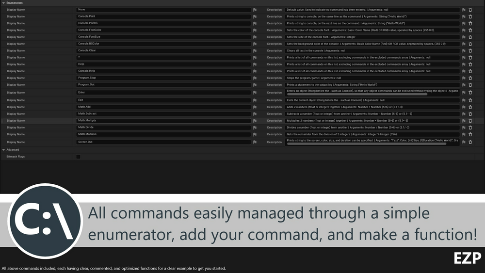 EZPrompt - In-Game Console 