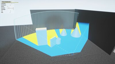 Viewshed Analysis: Area Visibility and Camera Frustum Visualization 