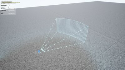 Viewshed Analysis: Area Visibility and Camera Frustum Visualization 