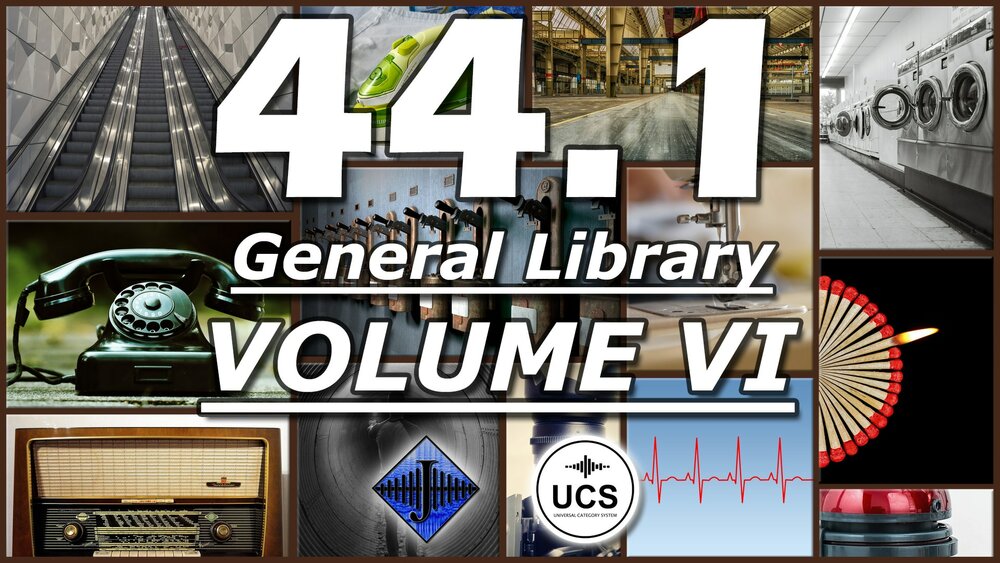 44.1 General SFX Library (Volume VI) 