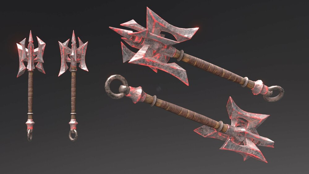 Fantasy Orc Weapon Set 