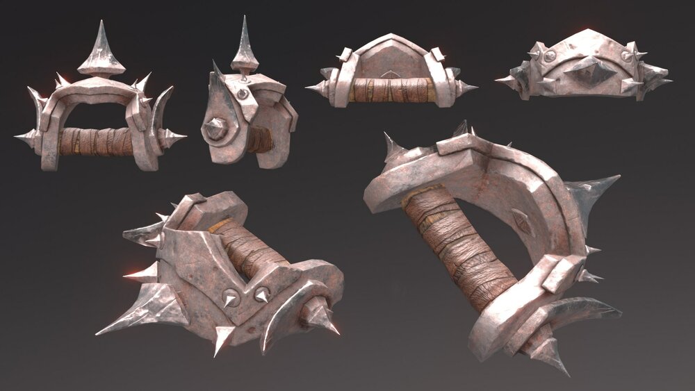 Fantasy Orc Weapon Set 