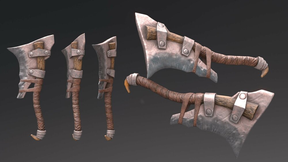 Fantasy Orc Weapon Set 