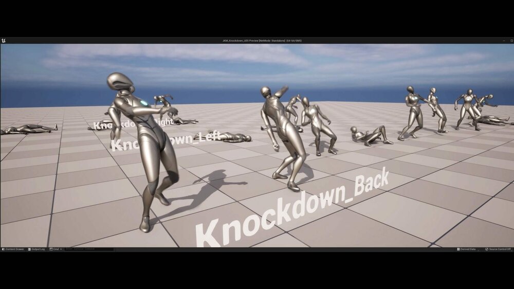 Realistic Knockdown Motion Pack 