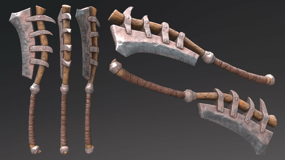 Fantasy Orc Weapon Set 