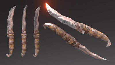 Fantasy Orc Weapon Set 