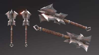 Fantasy Orc Weapon Set 