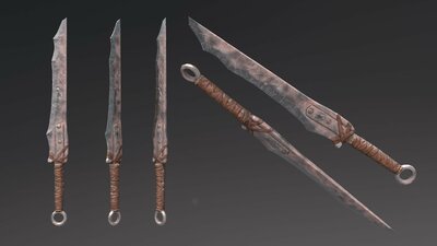 Fantasy Orc Weapon Set 