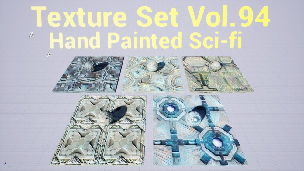 Sci-fi Vol.94 - Stylized Game Textures 