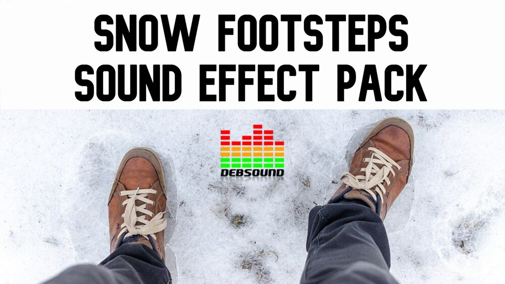 Snow Footsteps Sound Effect Pack 