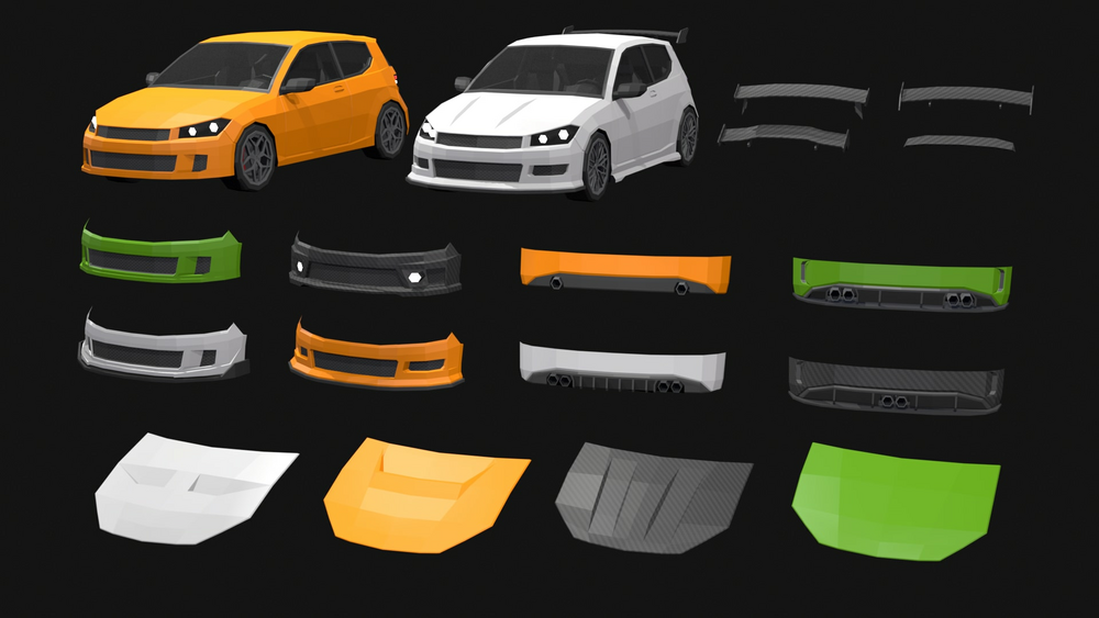 LOW POLY - Cars 