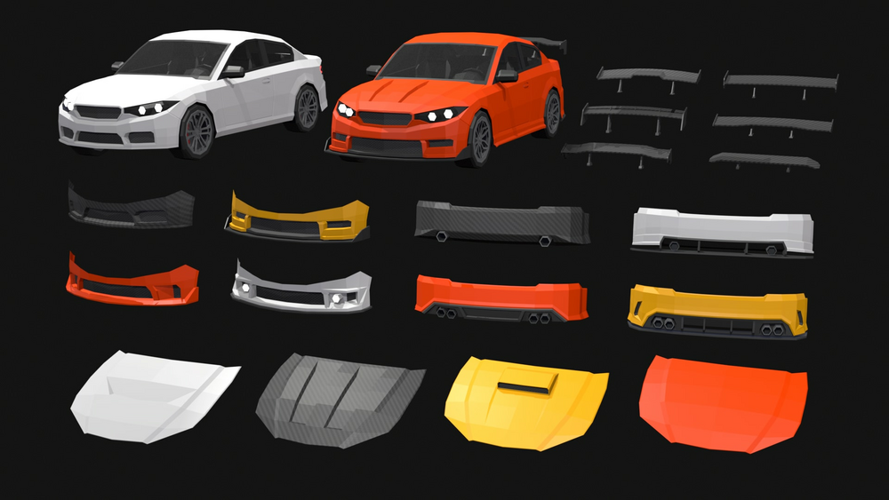 LOW POLY - Cars 