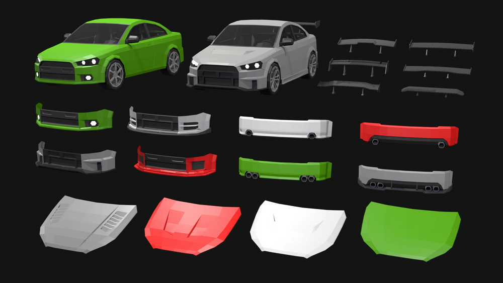 LOW POLY - Cars 