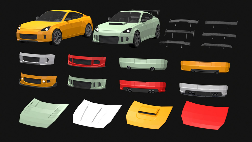 LOW POLY - Cars 