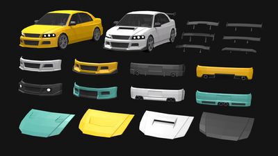 LOW POLY - Cars 