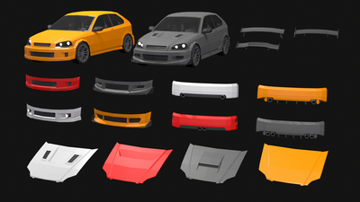 LOW POLY - Cars 