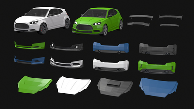 LOW POLY - Cars 