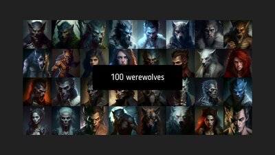 500 Evil Avatar Portraits SET 