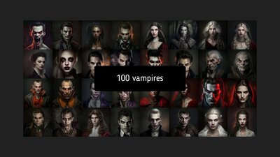 500 Evil Avatar Portraits SET 