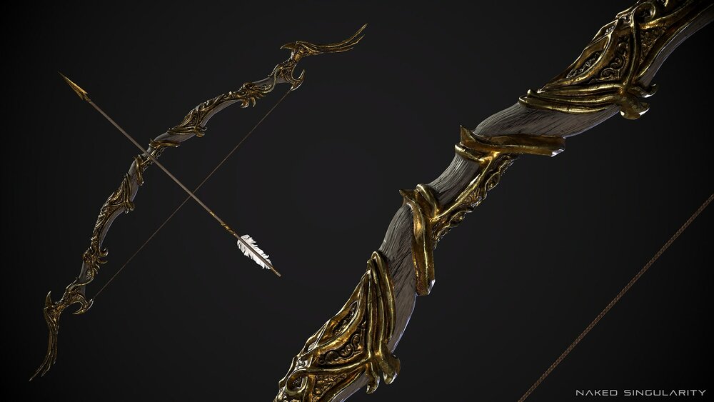 DARK FANTASY MEDIEVAL WEAPONS - Skeletal weapon ready [Sword,Shield,Axe,Bow...] 