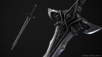 DARK FANTASY MEDIEVAL WEAPONS - Skeletal weapon ready [Sword,Shield,Axe,Bow...] 