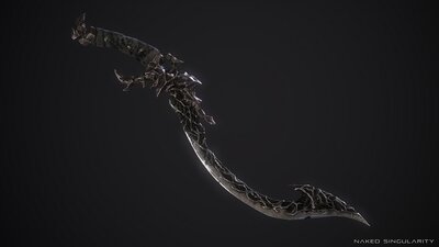 DARK FANTASY MEDIEVAL WEAPONS - Skeletal weapon ready [Sword,Shield,Axe,Bow...] 