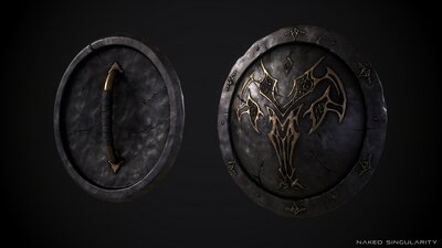 DARK FANTASY MEDIEVAL WEAPONS - Skeletal weapon ready [Sword,Shield,Axe,Bow...] 